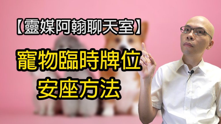 寵物臨時牌位安座方法